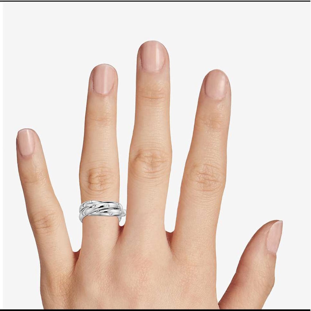 Rolling Starlight Diamond Eternity Ring